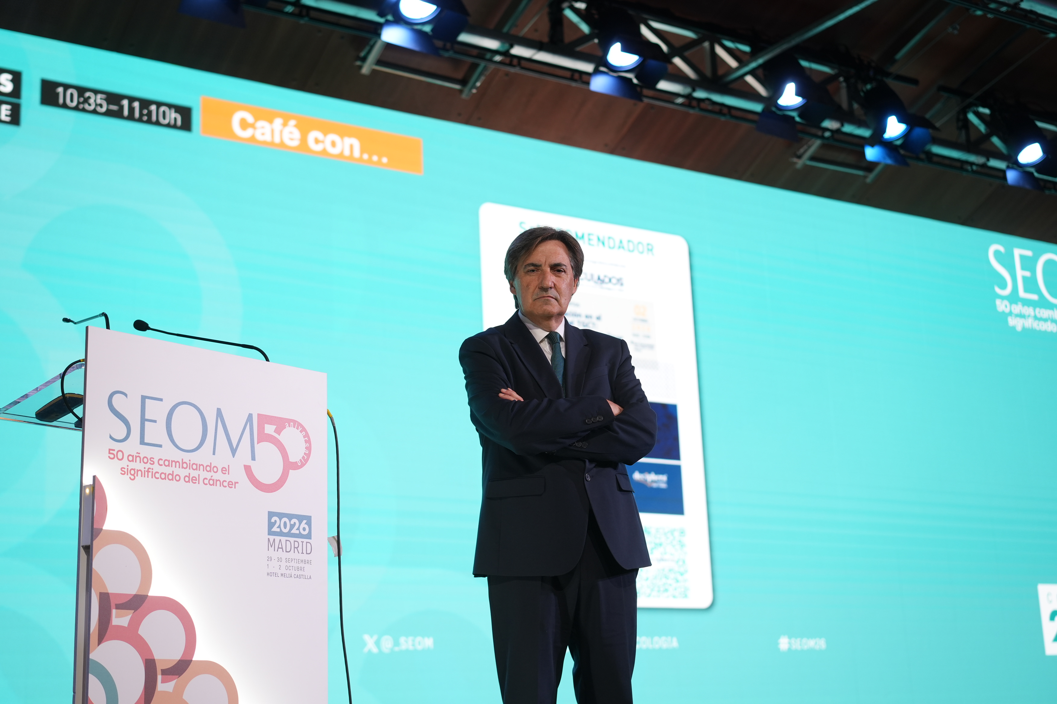 Dr. Mariano Provencio en la Sesión Plenaria de SEOM2026
