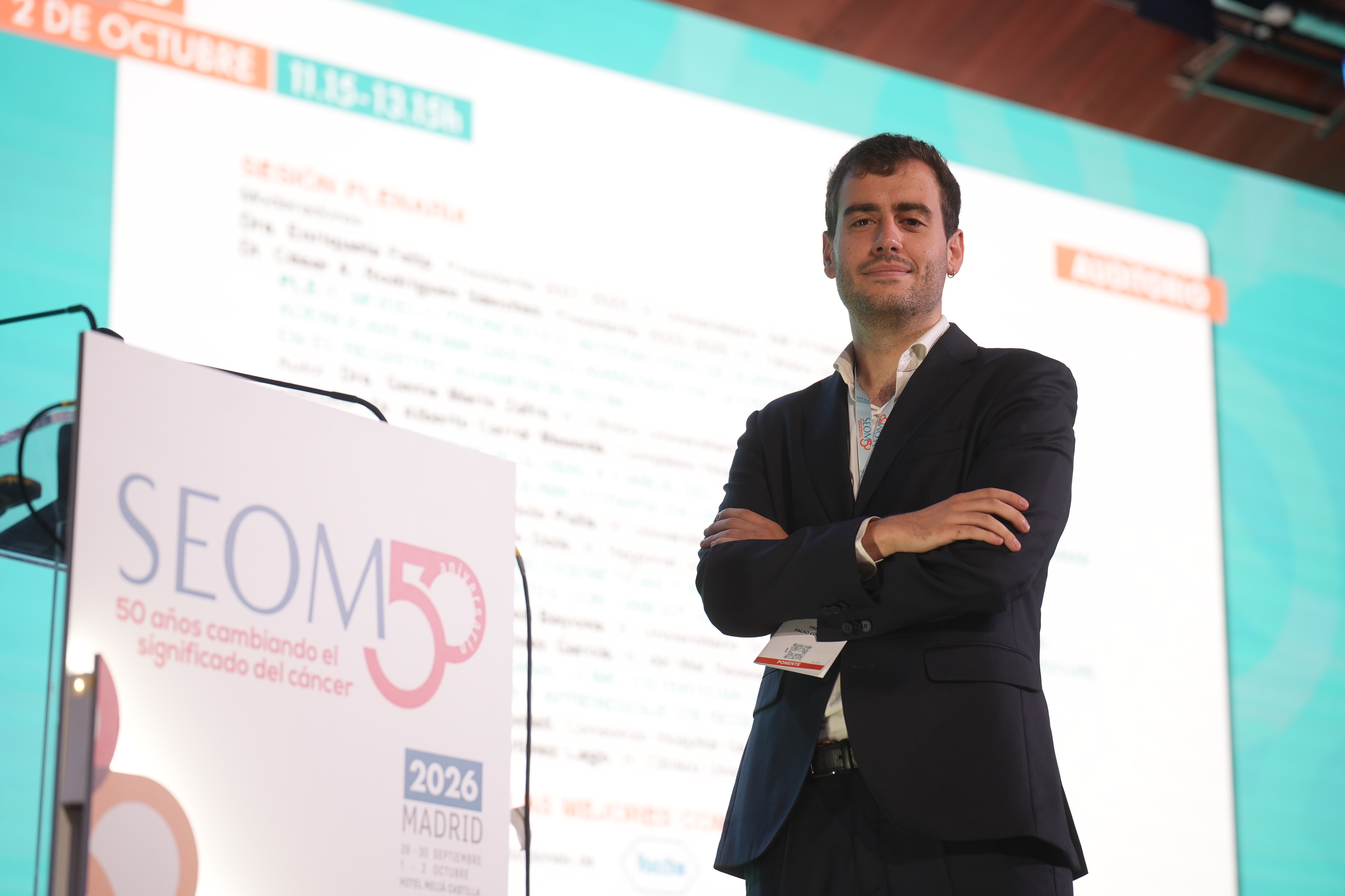 Dr. Pablo Palao en la Sesión Plenaria de SEOM2026